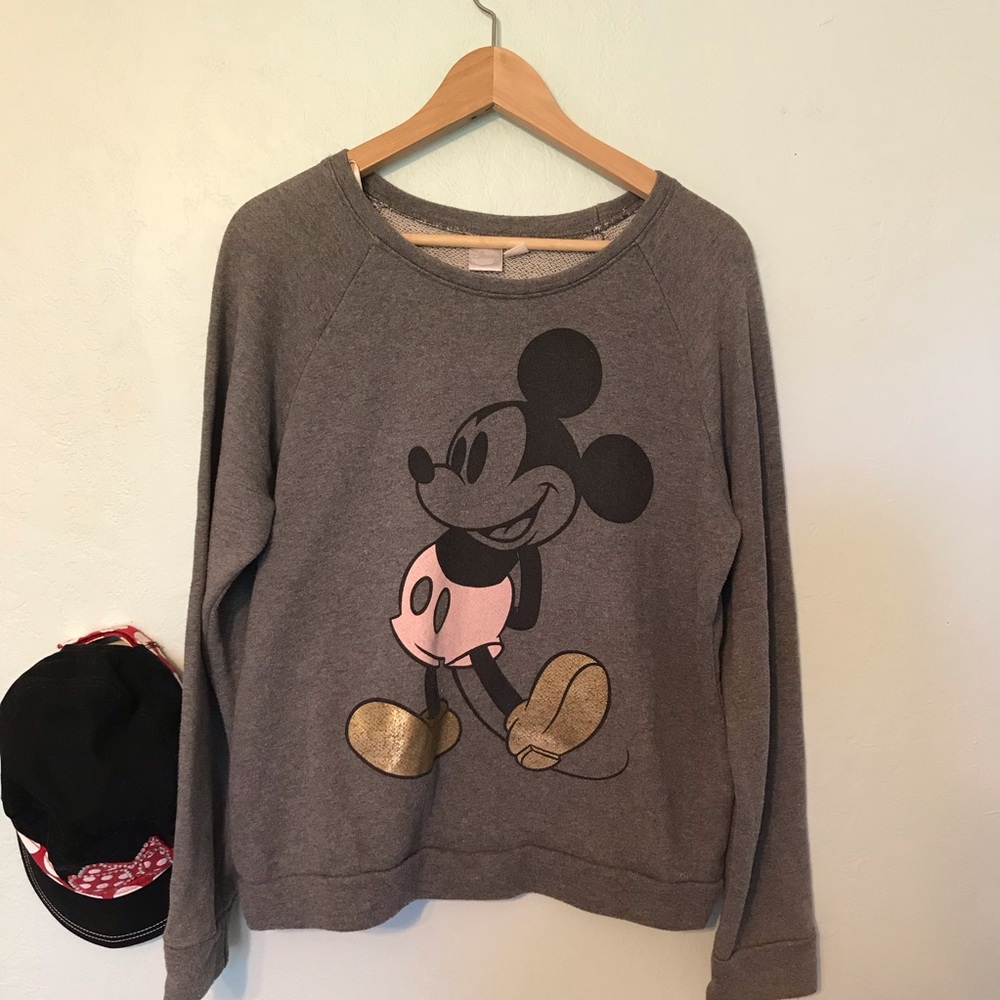 Forever 21 grey Disney Mickey Mouse sweatshirt